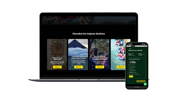 Plataforma digital de Costa Ride