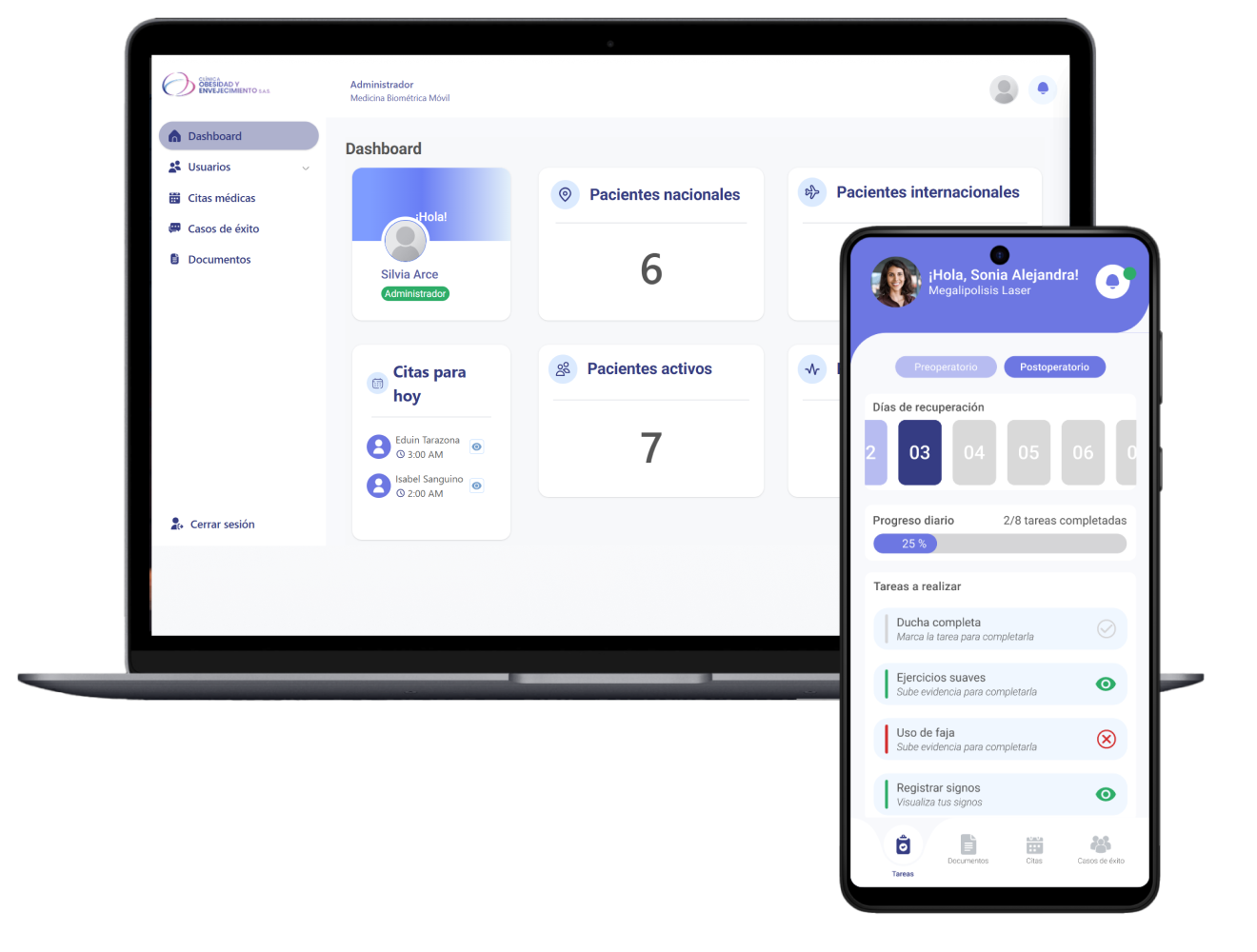 Sistema web y aplicación móvil de CLOE